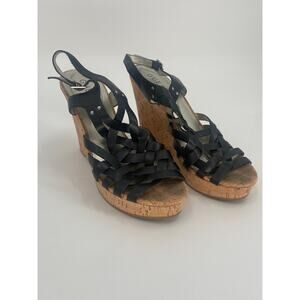 Guess Open Toe strapped Wedge Sandals